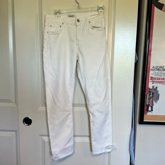 Agolde Toni Mid Rise Straight Jeans in Glowed Size 27 - Picture 4 of 16